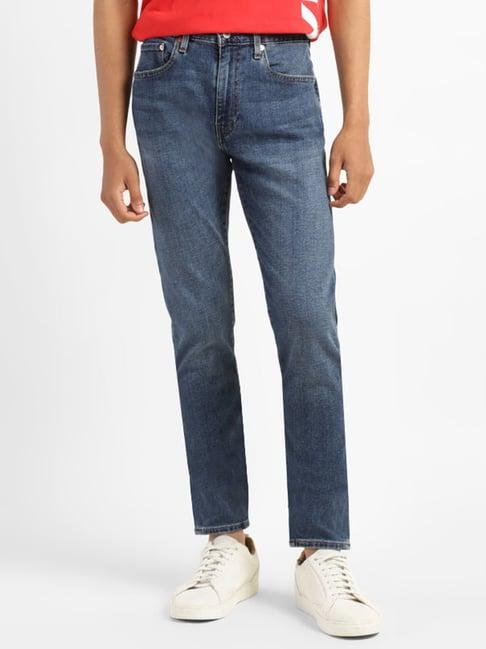 levi's blue slim tapered fit jeans