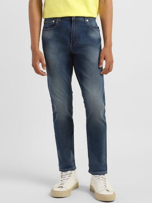 levi's blue slim tapered fit jeans