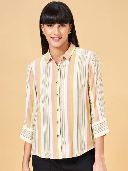 honey by pantaloons multicolored striped shirt