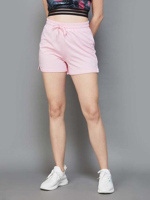 kappa pink cotton sports shorts