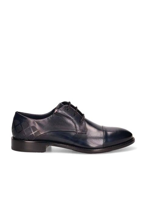 bugatti men's livorno flex evo dark blue derby shoes