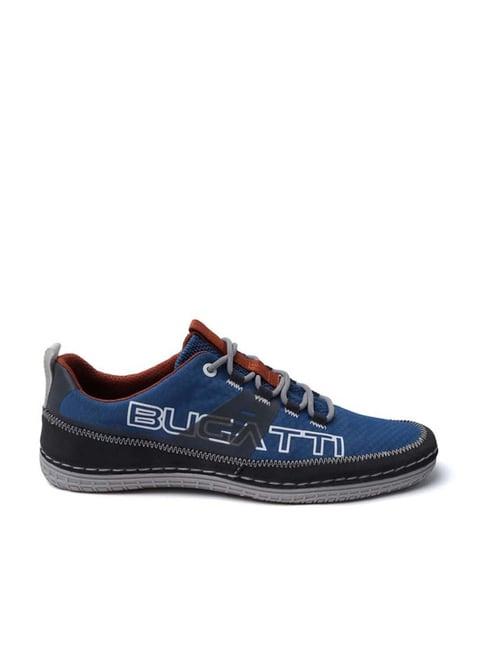 bugatti men's bimini blue casual sneakers