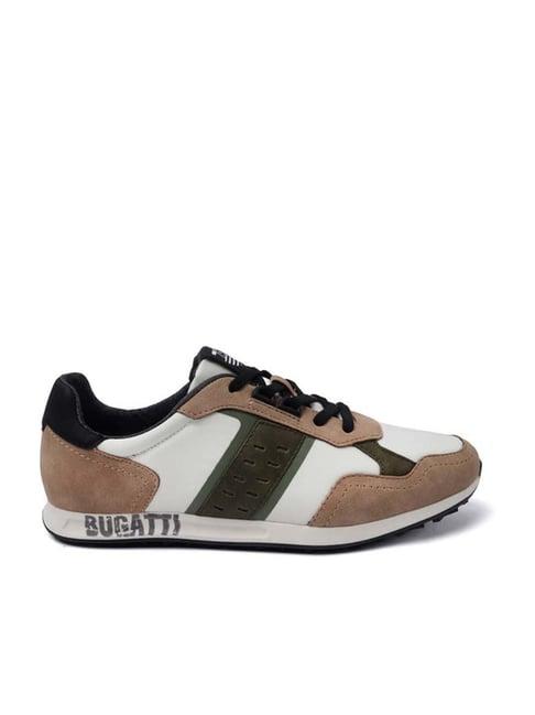 bugatti men's ross beige casual sneakers