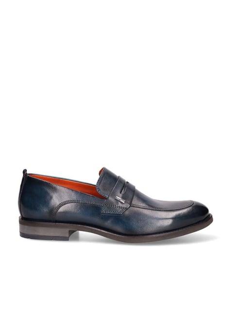 bugatti men's sula revo blue formal loafers