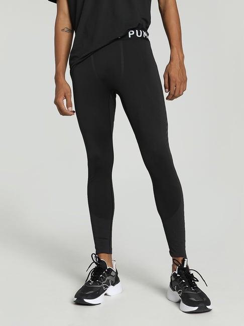 puma formknit seamless black tight fit sports tights