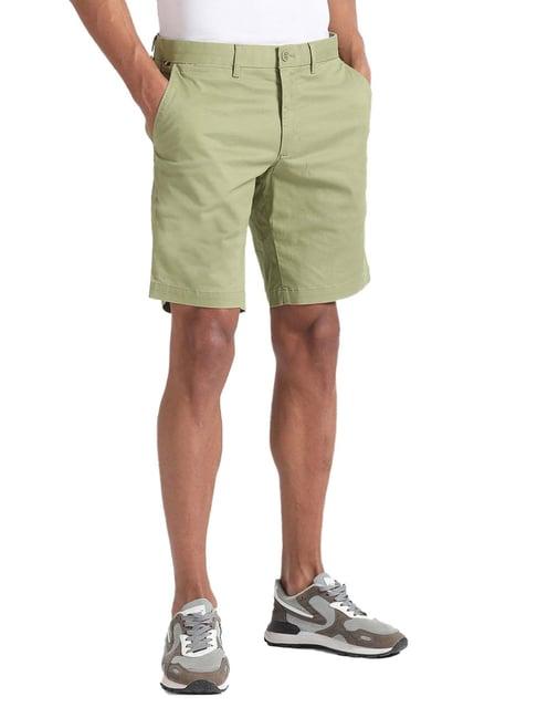 tommy hilfiger faded olive regular fit shorts