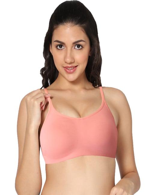 in care peach sports bra