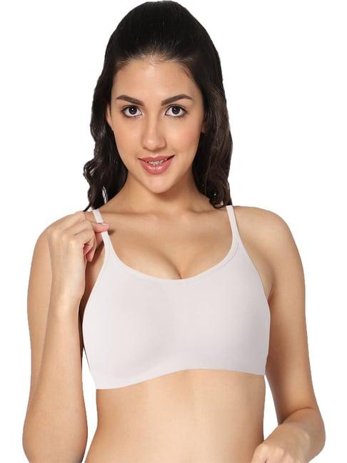 in care white sports bra