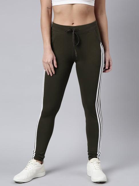 showoff olive slim fit trackpants