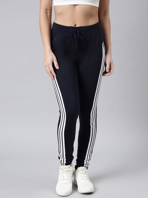 showoff navy slim fit trackpants