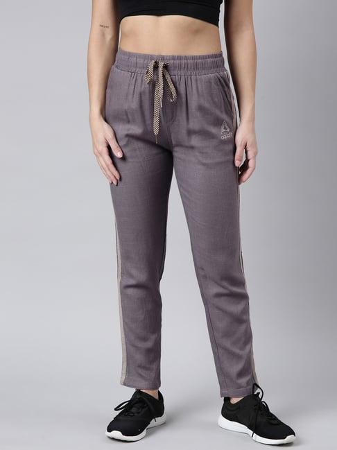 showoff lavender regular fit trackpants