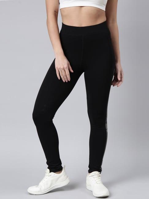 showoff black slim fit trackpants