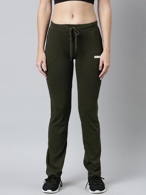 showoff olive slim fit trackpants