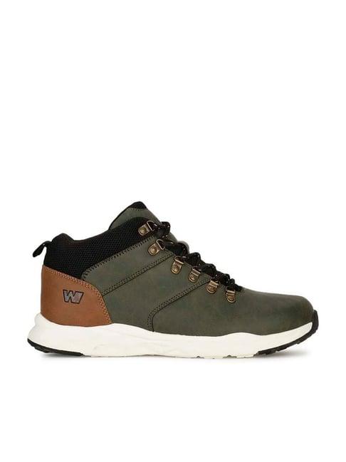 weinbrenner by bata men's pacific 2.0 green boots