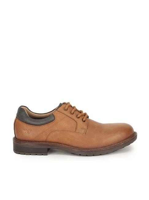 weinbrenner by bata men's hadley tan derby shoes