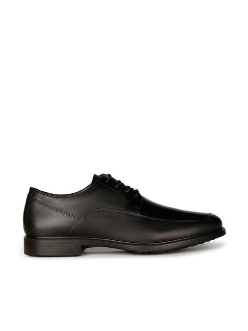 hush puppies by bata men's turner mt black derby shoes