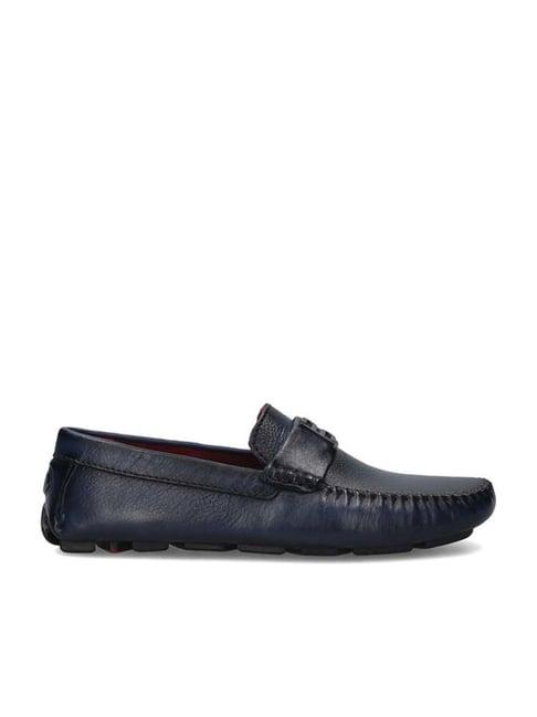 bagatt men's hexa blue casual loafers