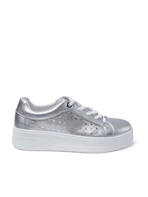 bagatt women's piper evo silver casual sneakers