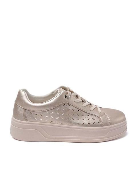 bagatt women's piper evo gold casual sneakers