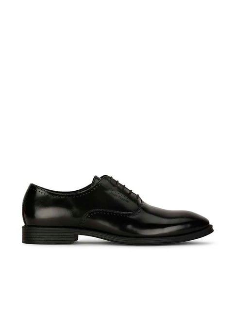 hush puppies by bata men's edward e 23 black oxford shoes