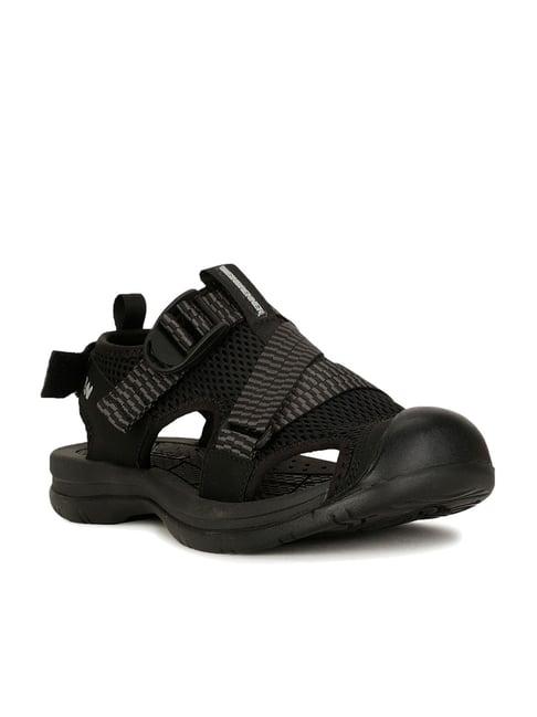 weinbrenner by bata men's foyt black floater sandals