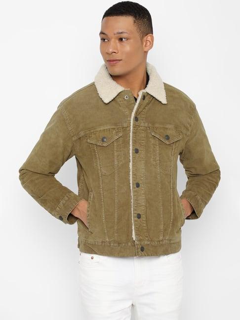 american eagle brown classic fit jacket