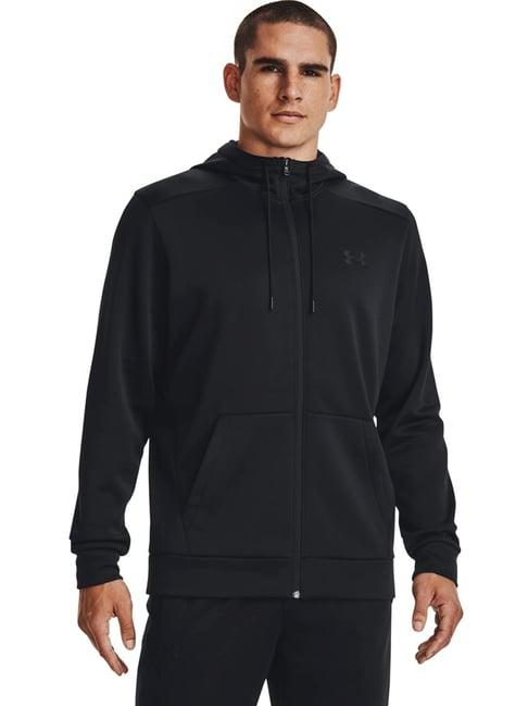 under armour black loose fit hooded sweatshirt