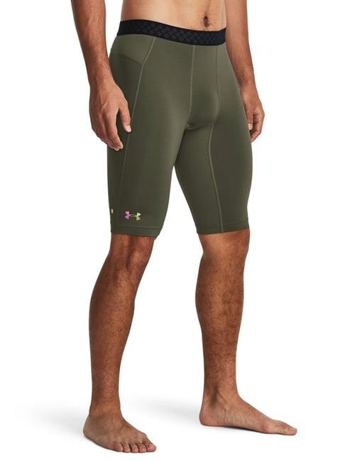 under armour green slim fit sports tights