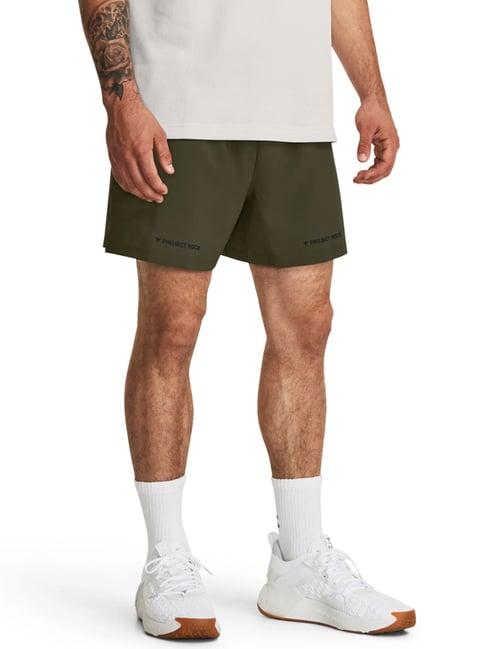 under armour green loose fit sports shorts