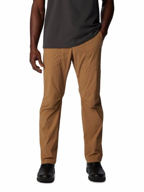 columbia brown regular fit landroamer ripstop pants