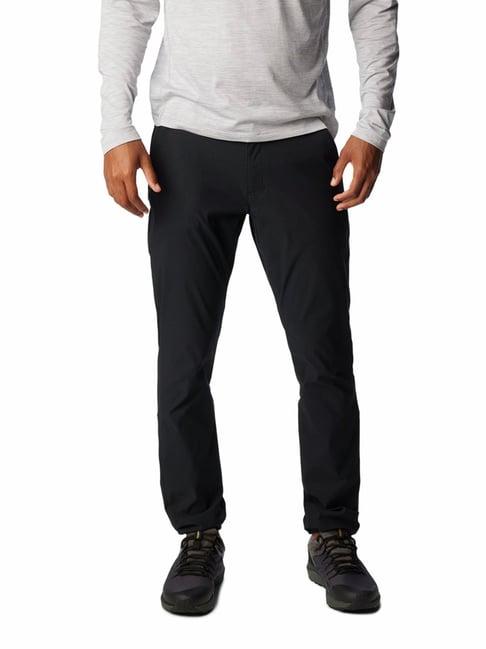 columbia black straight fit mesa pants