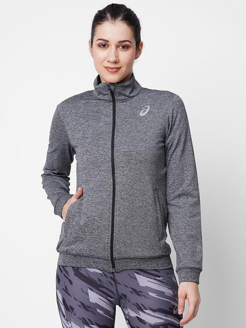 asics grey sports jacket