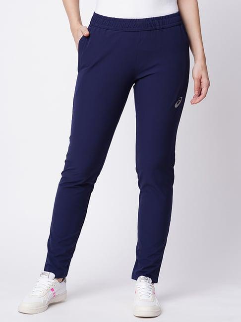 asics blue track pants