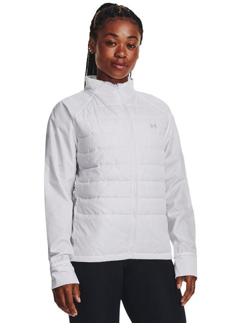 under armour white quilted jacket