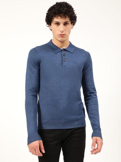 lindbergh true blue slim fit sweater