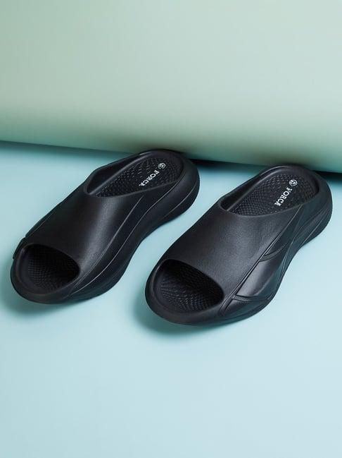 forca by lifestyle men's black slides