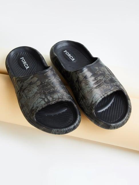 forca by lifestyle men's black slides