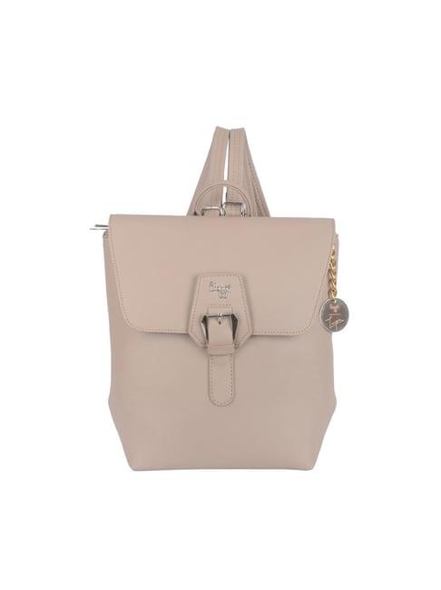 baggit beige medium backpack