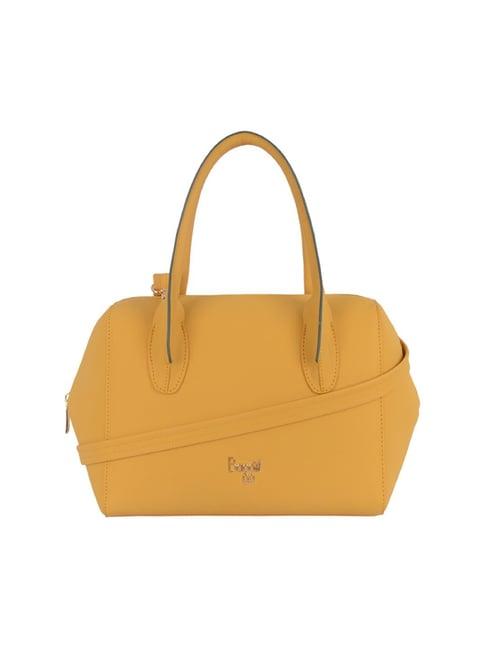 baggit yellow medium handbag