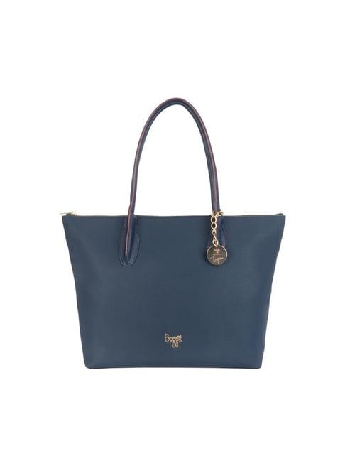 baggit blue large tote bag