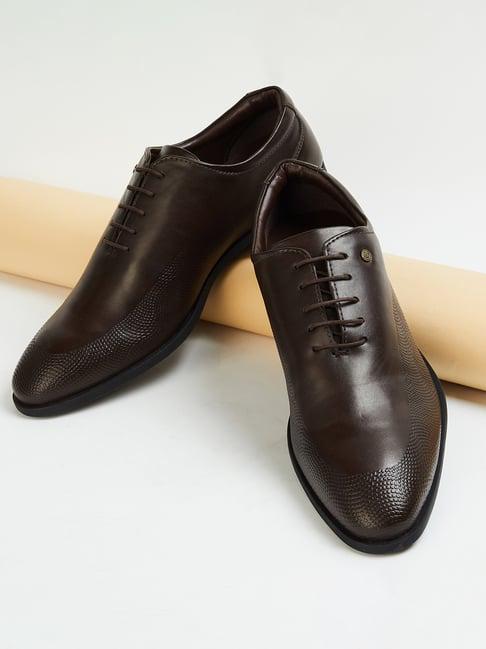 code by lifestyle men's brown oxford shoes