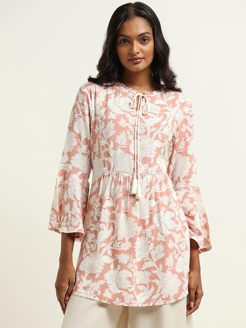 utsa by westside coral floral kurti