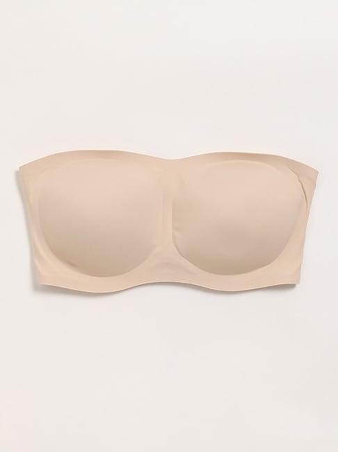 wunderlove by westside nude strapless bra