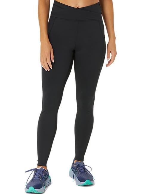 asics black high rise sports tights