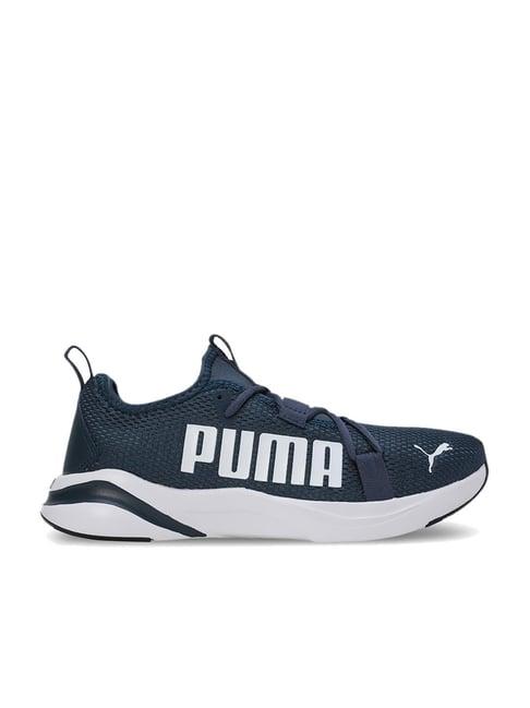 puma men's softride rift runlyn steel blue running shoes