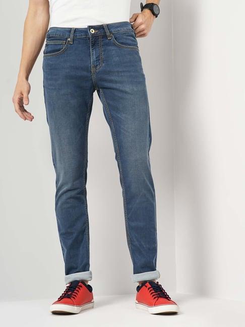 celio indigo skinny fit jeans