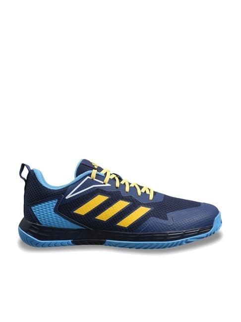 adidas men's new star blue tennis shoes