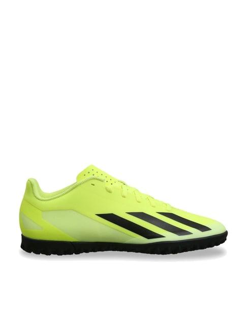 adidas men's x crazyfast club tf lime football shoes