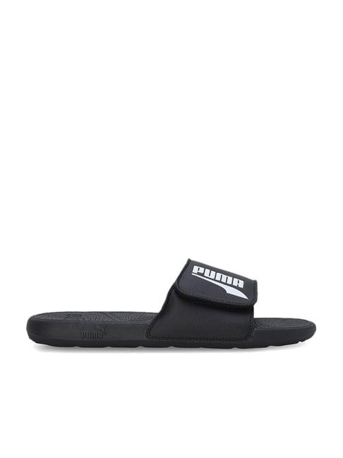 puma men's cool cat 2.0 v fs bx black slides