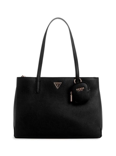 guess black power play medium tote